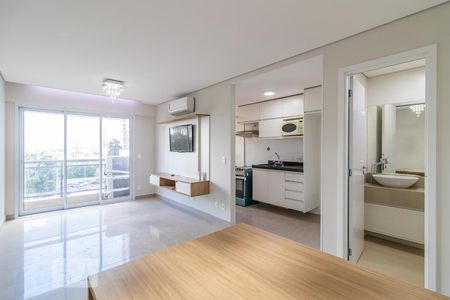 Sala de apartamento para alugar com 1 quarto, 49m² em Alphaville Industrial, Barueri