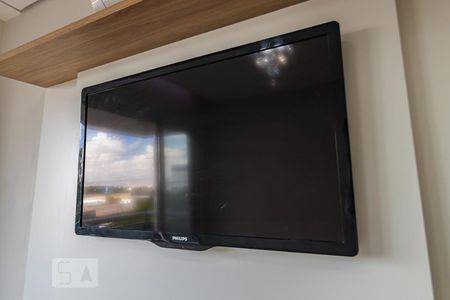 Detalhe da Sala de apartamento para alugar com 1 quarto, 49m² em Alphaville Industrial, Barueri