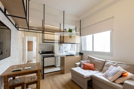 Sala de apartamento para alugar com 1 quarto, 30m² em Santa Cecília, São Paulo