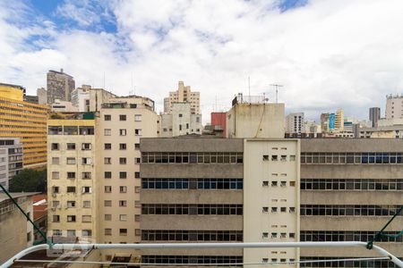 Vista do quarto de kitnet/studio para alugar com 1 quarto, 38m² em República, São Paulo