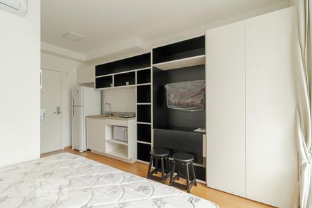 Sala/Quarto/Cozinha de apartamento à venda com 1 quarto, 22m² em Sé, São Paulo