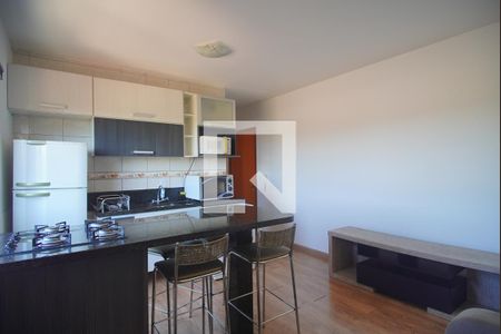 Sala/Cozinha de apartamento para alugar com 1 quarto, 34m² em Vila Nova, Novo Hamburgo