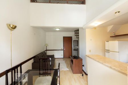 Sala de apartamento para alugar com 1 quarto, 30m² em Moema, São Paulo