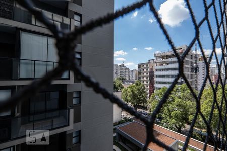Vista da sala de apartamento para alugar com 3 quartos, 127m² em Pinheiros, São Paulo