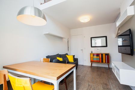 Sala de apartamento para alugar com 1 quarto, 48m² em Vila Andrade, São Paulo