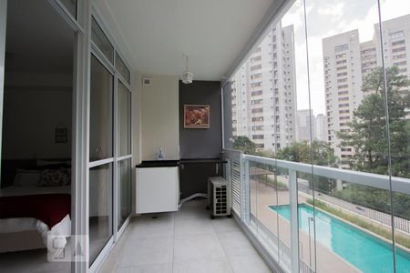 Varanda de apartamento para alugar com 1 quarto, 35m² em Real Parque, São Paulo