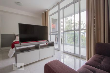Sala de apartamento para alugar com 1 quarto, 35m² em Real Parque, São Paulo