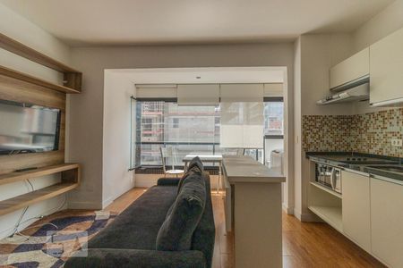 Sala de apartamento à venda com 1 quarto, 35m² em Consolação, São Paulo
