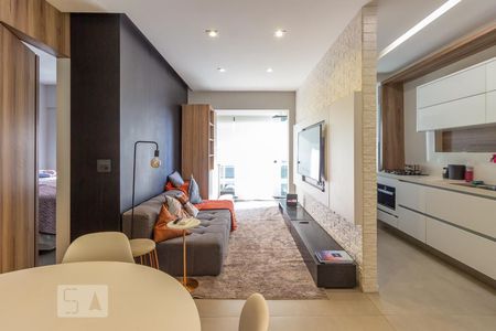 Sala de apartamento para alugar com 1 quarto, 49m² em Alphaville Industrial, Barueri