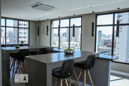 Área comum - Salão de festas de kitnet/studio para alugar com 1 quarto, 24m² em Santa Efigênia, São Paulo