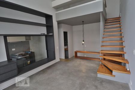 Sala de apartamento para alugar com 1 quarto, 55m² em Paraíso, São Paulo