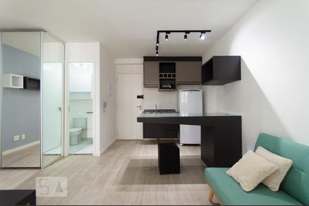 Sala de apartamento para alugar com 1 quarto, 34m² em República, São Paulo