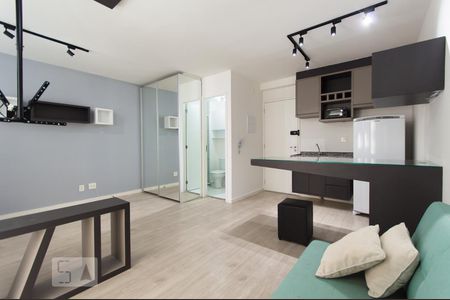 Sala de apartamento para alugar com 1 quarto, 34m² em República, São Paulo