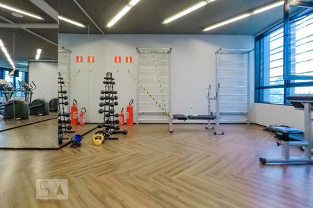 Studio para alugar com 21m², 1 quarto e sem vaga Studio para alugar com 21m², 1 quarto e sem vagaÁrea comum - Academia