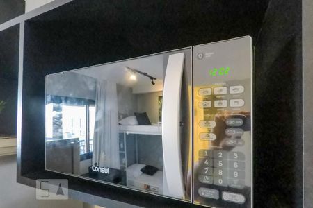 Cozinha de kitnet/studio para alugar com 1 quarto, 21m² em Vila Mariana, São Paulo