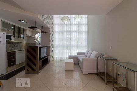Sala de apartamento para alugar com 1 quarto, 75m² em Alphaville Industrial, Barueri
