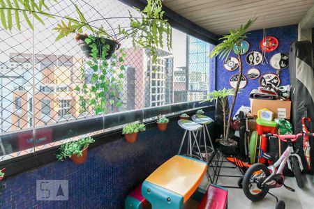 Varanda da Sala de apartamento à venda com 2 quartos, 70m² em Vila Olímpia, São Paulo