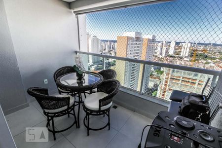 Varanda da Sala de apartamento para alugar com 2 quartos, 61m² em Setor Marista, Goiânia