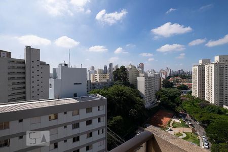 Sala - Varanda Vista de apartamento para alugar com 1 quarto, 43m² em Perdizes, São Paulo
