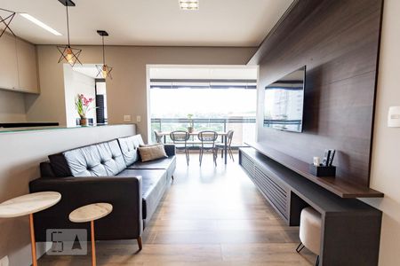 Sala de apartamento para alugar com 2 quartos, 70m² em Chácara Santo Antônio (zona Sul), São Paulo