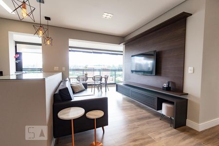 Sala de apartamento para alugar com 2 quartos, 70m² em Chácara Santo Antônio (zona Sul), São Paulo