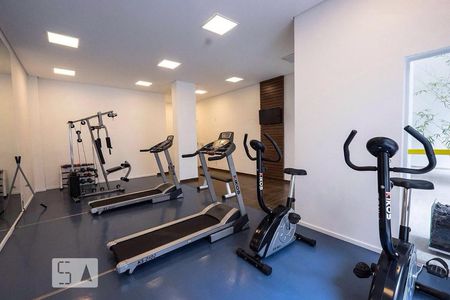 Apartamento para alugar com 44m², 1 quarto e 1 vaga Apartamento para alugar com 44m², 1 quarto e 1 vagaAcademia