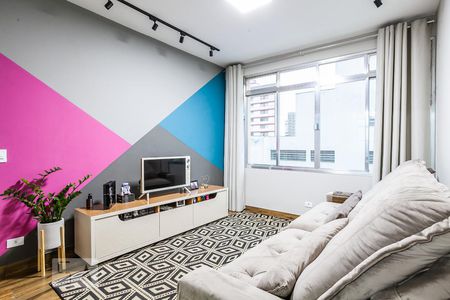 Sala de apartamento à venda com 2 quartos, 95m² em Centro, Santo André