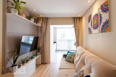 Sala de apartamento para alugar com 2 quartos, 64m² em Continental, Osasco