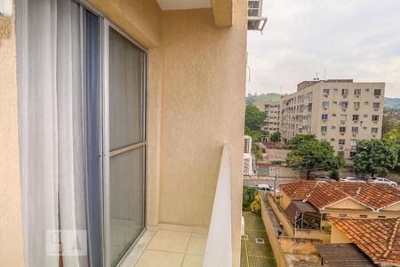 Varanda da Sala de apartamento para alugar com 2 quartos, 65m² em Taquara, Rio de Janeiro