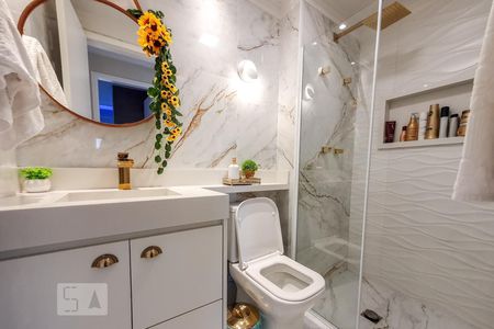 Apartamento à venda com 76m², 2 quartos e 2 vagasBanheiro Corredor 