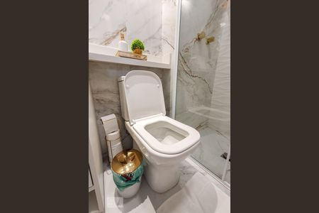 Apartamento à venda com 76m², 2 quartos e 2 vagasBanheiro Corredor 