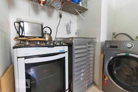 Sala/Cozinha - Fogão de kitnet/studio à venda com 1 quarto, 20m² em Botafogo, Rio de Janeiro