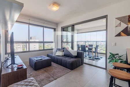 Sala de apartamento para alugar com 2 quartos, 70m² em Jardim America, São Paulo