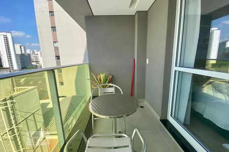 varanda de kitnet/studio para alugar com 1 quarto, 24m² em Perdizes, São Paulo