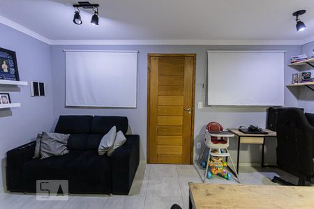 Sala, Cozinha e HomeOffice de apartamento à venda com 1 quarto, 35m² em Vila Centenário, São Paulo