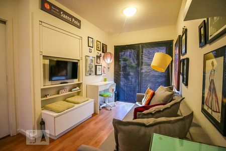Sala de apartamento à venda com 1 quarto, 45m² em Brooklin Paulista, São Paulo