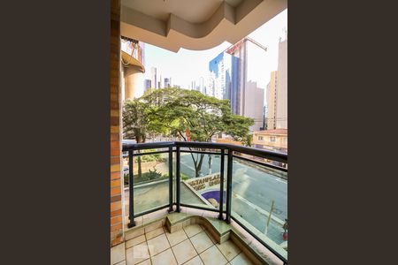 Varanda da Sala de apartamento à venda com 1 quarto, 45m² em Brooklin Paulista, São Paulo