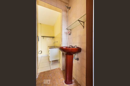 Banheiro Social de kitnet/studio para alugar com 1 quarto, 25m² em Vila Mascote, São Paulo