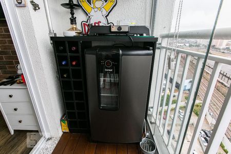 Apartamento à venda com 45m², 2 quartos e 1 vagaVaranda gourmet - Frigobar