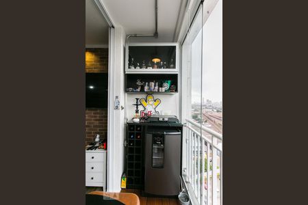 Varanda gourmet de apartamento para alugar com 2 quartos, 45m² em Belenzinho, São Paulo