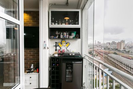 Varanda gourmet de apartamento para alugar com 2 quartos, 45m² em Belenzinho, São Paulo