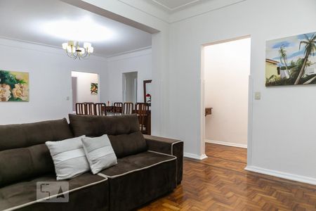 Sala de apartamento para alugar com 3 quartos, 165m² em Gonzaga, Santos