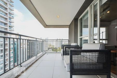 Studio à venda com 62m², 1 quarto e 1 vagaVaranda