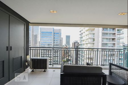 Studio à venda com 62m², 1 quarto e 1 vagaVaranda