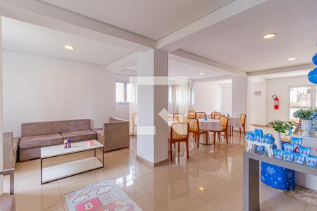 Apartamento para alugar com 49m², 2 quartos e 1 vagaÁrea comum - Salão de festas