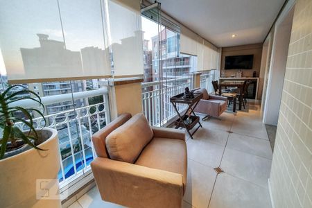 Varanda da Sala de apartamento para alugar com 3 quartos, 165m² em Alto da Lapa, São Paulo