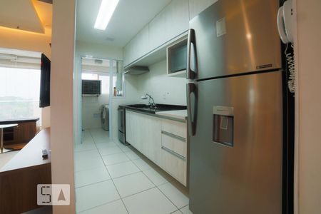 Cozinha de apartamento para alugar com 1 quarto, 49m² em Campo Belo, São Paulo