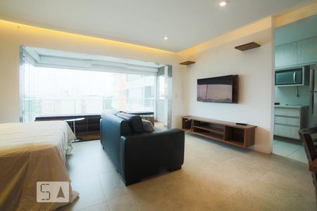 Sala de apartamento para alugar com 1 quarto, 49m² em Campo Belo, São Paulo