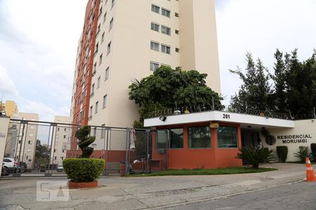 Apartamento para alugar com 49m², 2 quartos e 1 vagaFachada e portaria