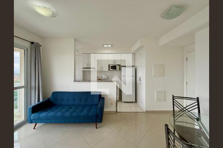 Sala de apartamento para alugar com 1 quarto, 38m² em Santo Amaro, São Paulo